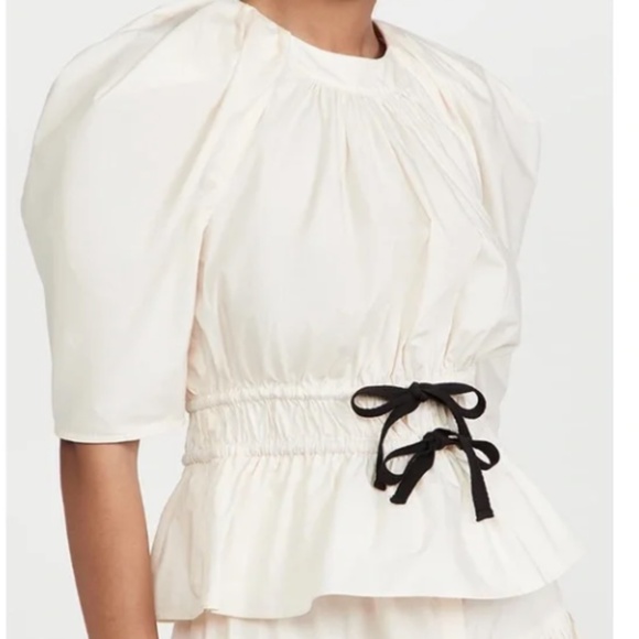Ulla Johnson Denisa Top in Cream 00 - Picture 1 of 10